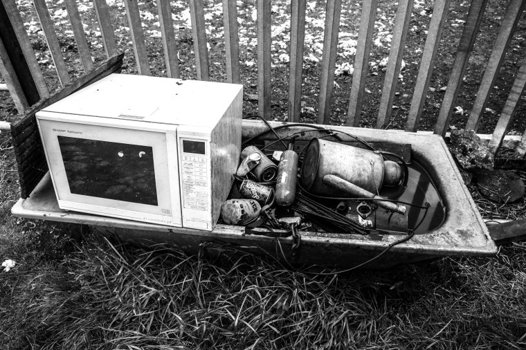 YOU'LL HAVE TO CLEAN OUT THE BATH BEFORE YOU USE IT