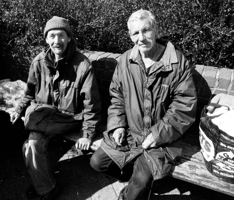 Brian and Mick have been friends for six years and look out for each other.